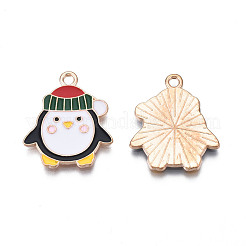 Christmas Alloy Enamel Pendants&nbsp;ENAM-Q442-54