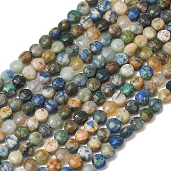 Natural Chrysocolla and Lapis Lazuli Beads Strands&nbsp;GG-CBA9631-D13-01