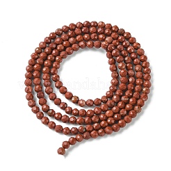 Natural Red Jasper Beads Strands&nbsp;G-F748-H01-01