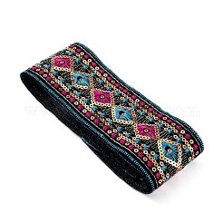 Ethnic Style Polyester Ribbons&nbsp;OCOR-WH0074-44F