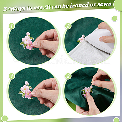  28Pcs 14 Styles Flower Theme Embroidered Cloth Patch&nbsp;PATC-PH0001-32