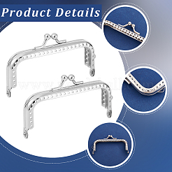 10Pcs Iron Kiss Lock Purse Frames&nbsp;FIND-BBC0005-18