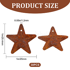 Rust Iron Pendants&nbsp;IFIN-WH0065-16D