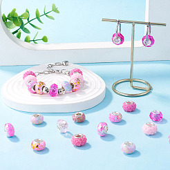 100Pcs 10 Styles Resin European Beads&nbsp;RPDL-TA0001-14