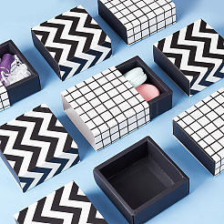Square Folding Cardboard Small Cake Drawer Box&nbsp;CON-WH0084-49A