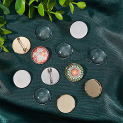 DIY Blank Dome Brooch Making Kit&nbsp;DIY-UN0004-40