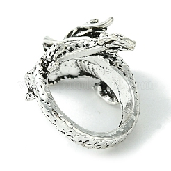 Dragon Alloy Open Cuff Rings&nbsp;RJEW-K275-23AS