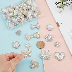 48Pcs 12 Style Non Woven Fabric Ornament Accessories&nbsp;DIY-AR0002-27