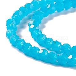 Faceted(32 Facets) Glass Beads Strands&nbsp;GLAA-E037-03B-03