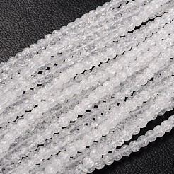 Synthetic Crackle Quartz Beads Strands&nbsp;GBA092-6MM
