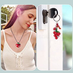 8Pcs 4 Styles Handmade Lampwork Pendants&nbsp;LAMP-TA0002-33