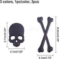 Zinc Alloy Car Stickers&nbsp;DIY-FH0001-005