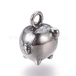 316 Surgical Stainless Steel Charms&nbsp;STAS-G214-37AS