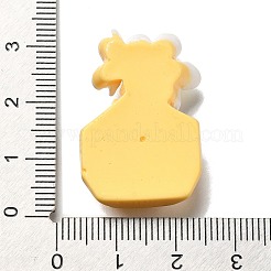 Electroplate Opaque Resin Cabochons&nbsp;LS-RESI-S10-03E