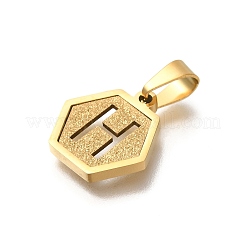 304 Stainless Steel Charms&nbsp;STAS-H227-01G-H