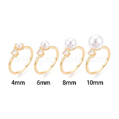 Flower Brass Micro Pave Cubic Zirconia Cup Peg Ring Settings&nbsp;LS-KK-N274-15G