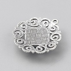 Tibetan Style Alloy Pave Synthetic Turquoise Pendants&nbsp;PALLOY-CJC0025-01AS-F
