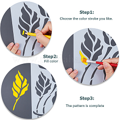 PET Plastic Drawing Painting Stencils Templates&nbsp;DIY-WH0304-900