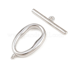 Brass Toggle Clasps&nbsp;KK-G548-41P-01