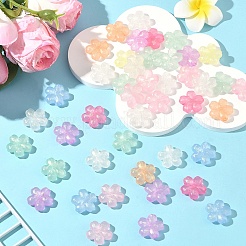 50Pcs Luminous Transparent Acrylic Beads&nbsp;LACR-YW0001-08