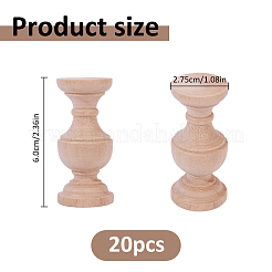 Rubber Wood Support&nbsp;AJEW-WH0709-469