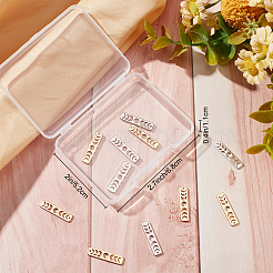 16Pcs 2 Colors Brass Moon Phase Bar Pendants&nbsp;KK-BBC0004-44