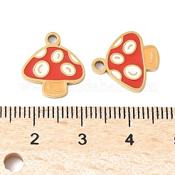 304 Stainless Steel Enamel Pendants&nbsp;STAS-R168-22G-02