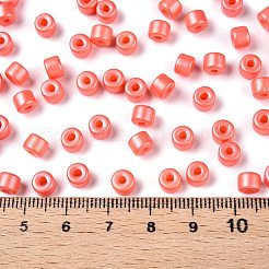 Baking Paint Pearlized Glass Seed Beads&nbsp;SEED-T008-03J