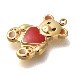Ion Plating(IP) 304 Stainless Steel Enamel Pendants&nbsp;STAS-P371-074G