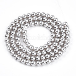 Baking Paint Pearlized Glass Pearl Bead Strands&nbsp;HY-N002-4mm-A03