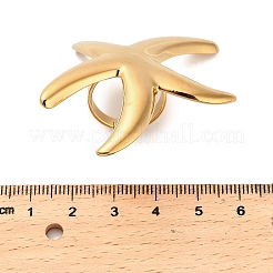 304 Stainless Steel Finger Rings for Women&nbsp;RJEW-U050-02G