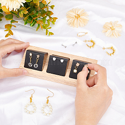 Wooden Earrings Display Tray&nbsp;EDIS-WH0021-01A