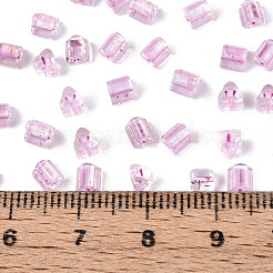 Transparent Inside Colours Glass Seed Beads&nbsp;SEED-T007-13C