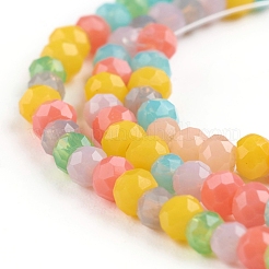 Faceted Glass Beads Strands&nbsp;X-GLAA-G074-A01
