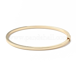 Brass Enamel Hinged Bangle for Women Men&nbsp;BJEW-A134-04G