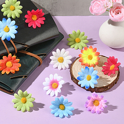 100Pcs Cloth Artificial Sunflower&nbsp;DIY-SP0005-96
