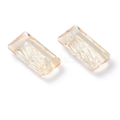 Embossed Glass Rhinestone Pendants&nbsp;GLAA-J101-07A