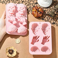 Skull Hand Brain Shaped Silicone Molds&nbsp;ST-CJ0043-058