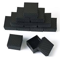 Rhombus Textured Cardboard Ring Gift Storage Boxes&nbsp;CON-TAC0001-07C