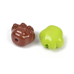 Opaque & Spray Painted Acrylic Beads&nbsp;OACR-G048-03