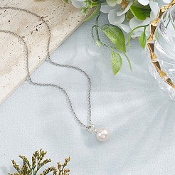 1Pc Natural Baroque Keshi Pearl Freshwater Pearl Round Pendants&nbsp;PEAR-BBC0001-25B