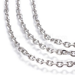 Tarnish Resistant 304 Stainless Steel Cable Chains&nbsp;CHS-P007-27P-04