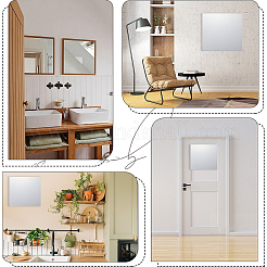 Self-adhesive Acrylic Bathroom Mirror Wall Stickers&nbsp;DIY-WH20049-29