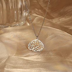 Non-Tarnish 304 Stainless Steel Pendant Necklaces&nbsp;BH9287-2