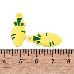 Spray Painted Alloy Pendants&nbsp;ENAM-R149-09A-G