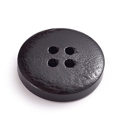 Natural Wooden Buttons&nbsp;BUTT-WH0015-03B-20mm