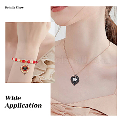 24Pcs 4 Styles Alloy Enamel Pendants&nbsp;ENAM-SC0004-73