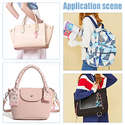 2Pcs 2 Colors Cute Sweet Macaron Cake Resin Keychain&nbsp;KEYC-WR0001-43