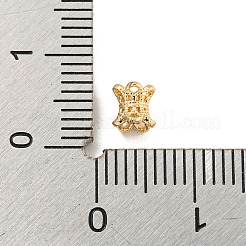 Rack Plating Brass Beads&nbsp;KK-L215-209G