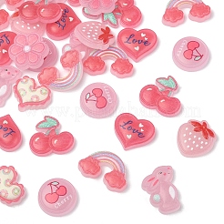 120Pcs 8 Style Plastic Enamel Cabochons&nbsp;KY-FS0001-38